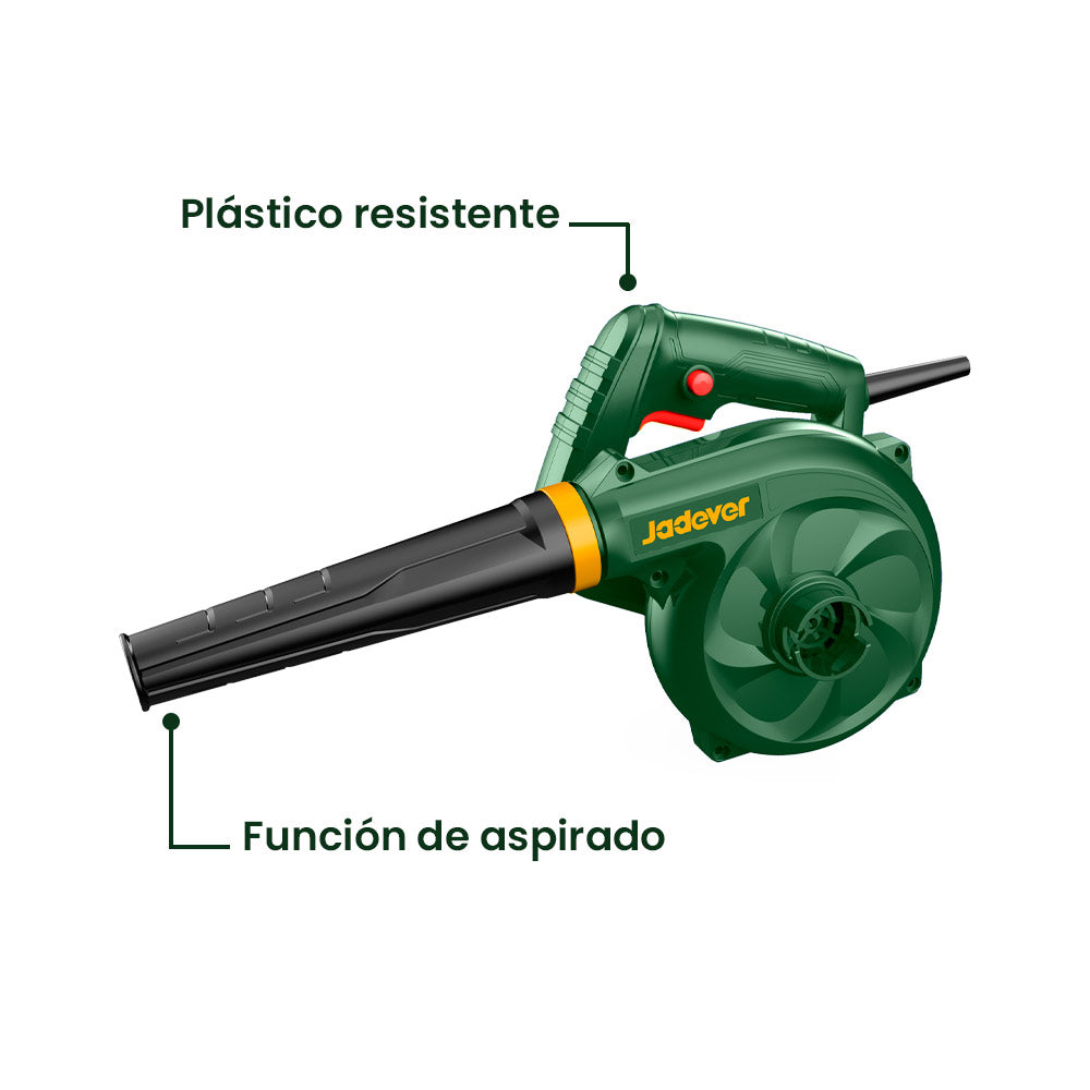 Soplador Aspirador 600w + Tubo JADEVER
