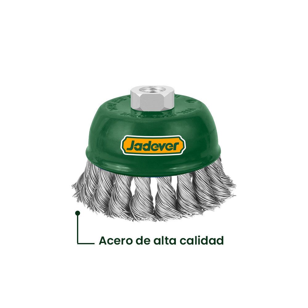 Grata Copa Acero 3 Pulgadas 75mm JADEVER