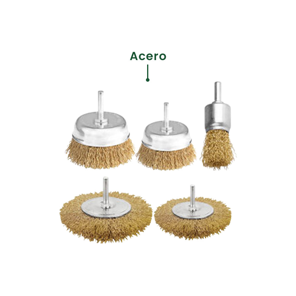 Pack Set de Gratas 5 Piezas 1, 2 y 3 Pulgadas JADEVER