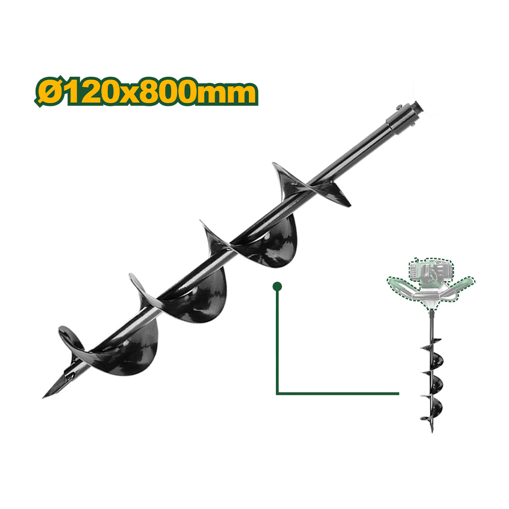 Broca Ahoyador Barreno 120x800mm JADEVER