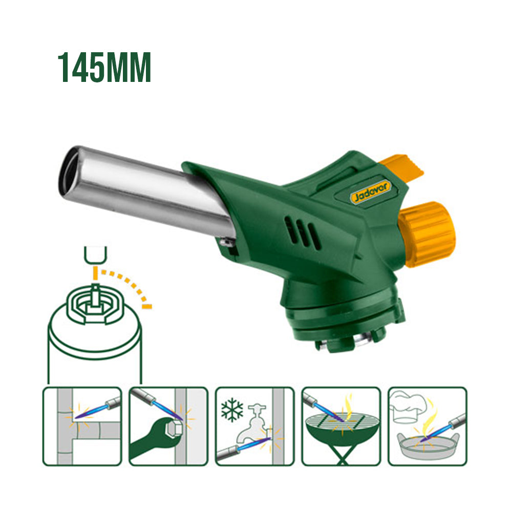 Soplete a Gas para Repostería Camping Gasfitería 145mm JADEVER