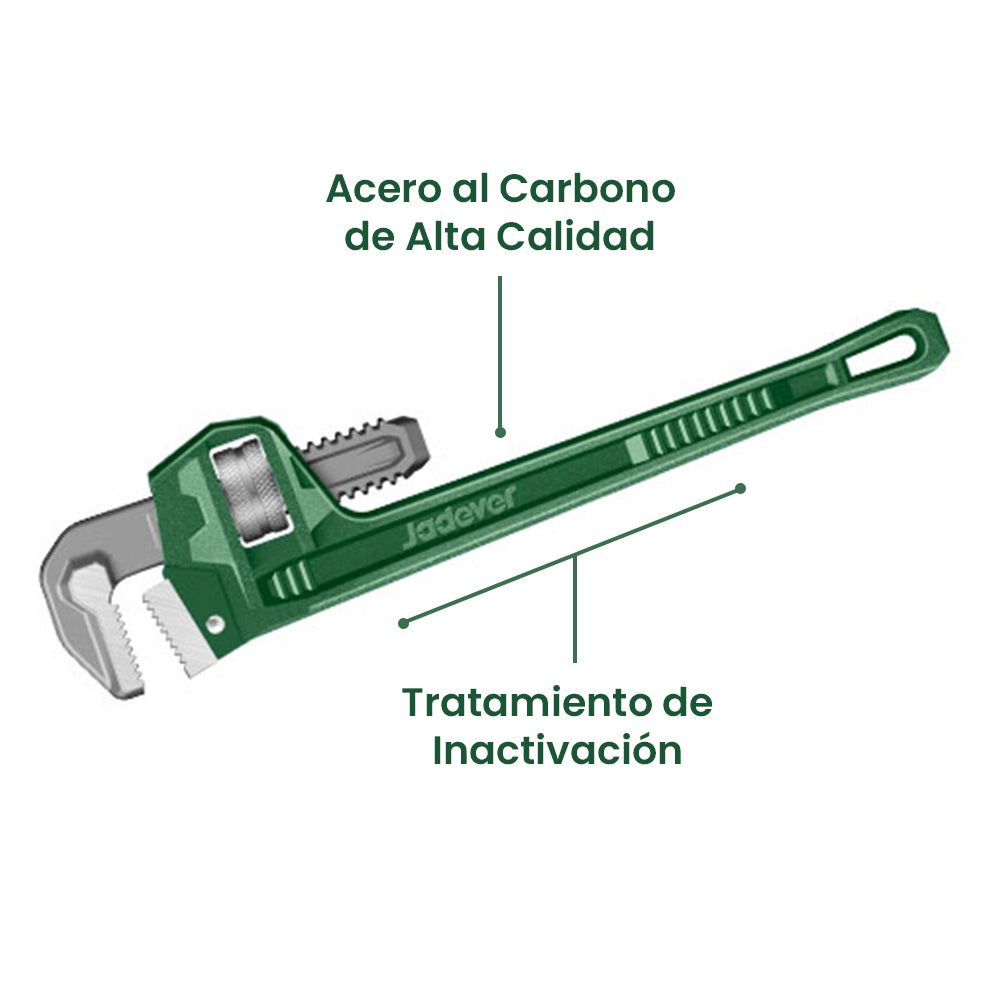 Llave Stillson 8 Pulgadas JADEVER