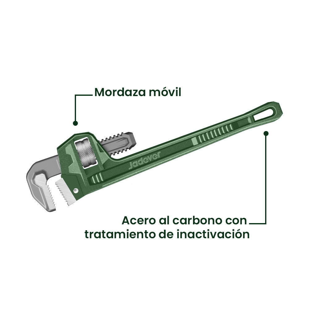 Llave Stillson 24 Pulgadas JADEVER