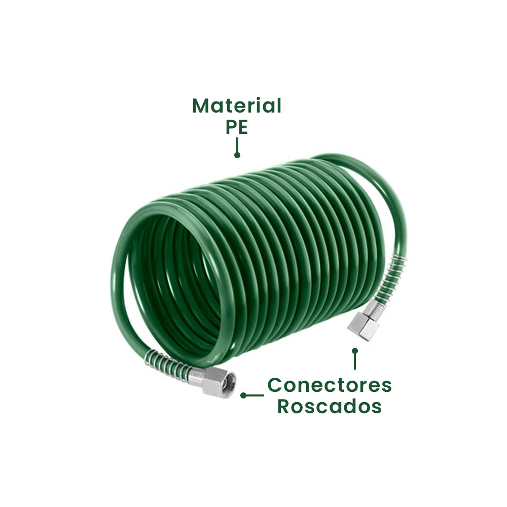 Manguera Espiral para Compresor 5 Metros JADEVER