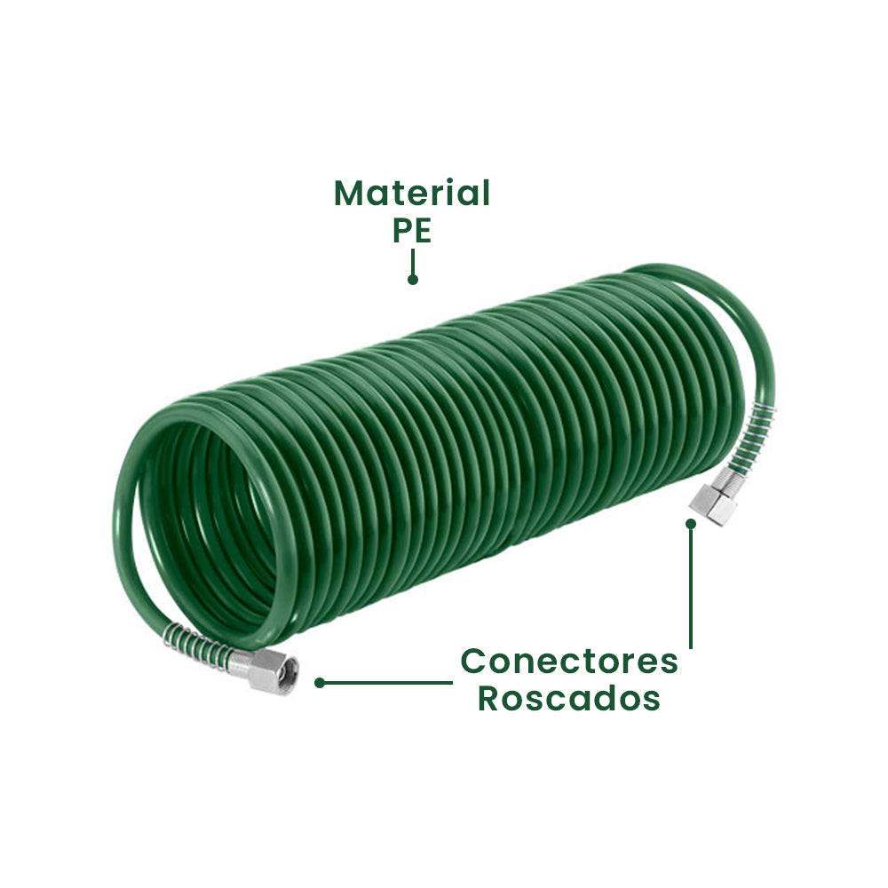 Manguera Espiral para Compresor 10 Metros JADEVER
