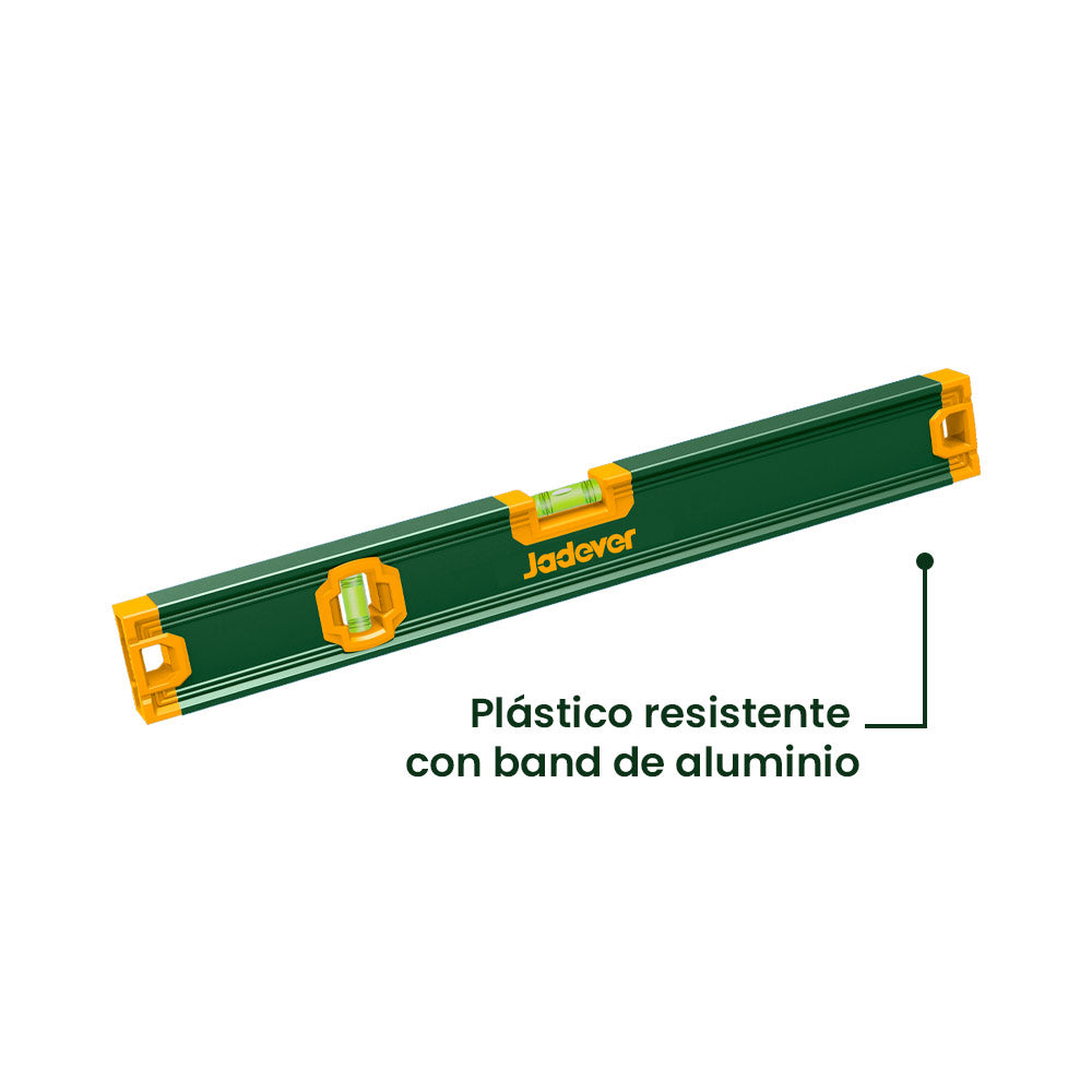 Nivel de Burbuja 40cm 2 Burbujas JADEVER