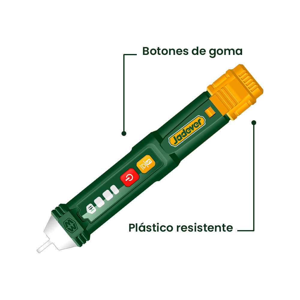 Detector de Voltaje AC Digital 12-1000v JADEVER