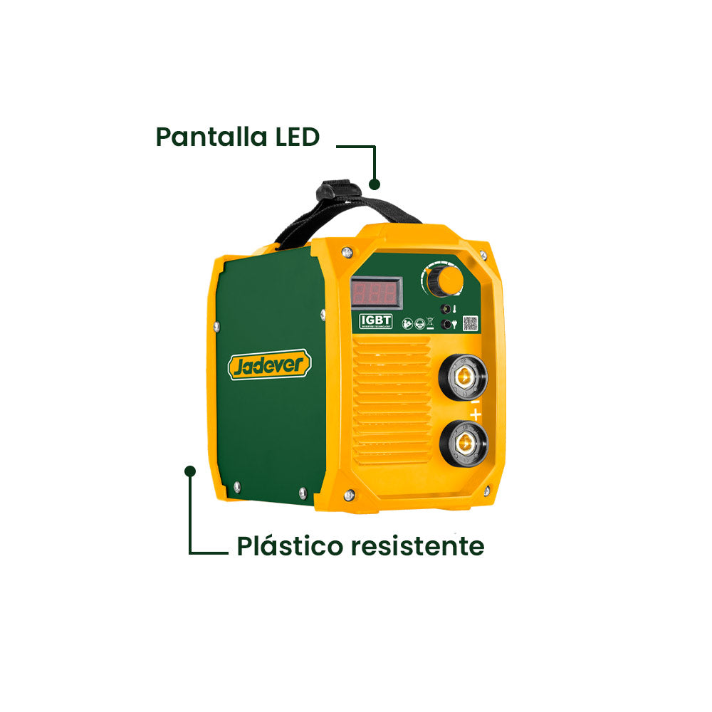 Soldadora Inverter MMA 130 Amperes + 5 Accesorios JADEVER