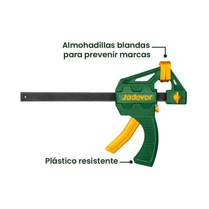 Prensa Sargento Rápida 18 Pulgadas 60x450mm JADEVER