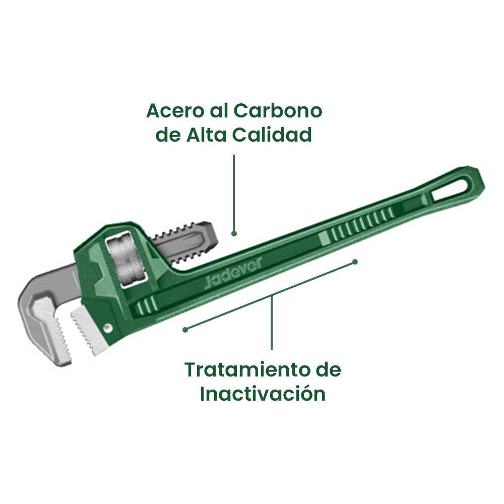 Llave Stillson 10 Pulgadas JADEVER