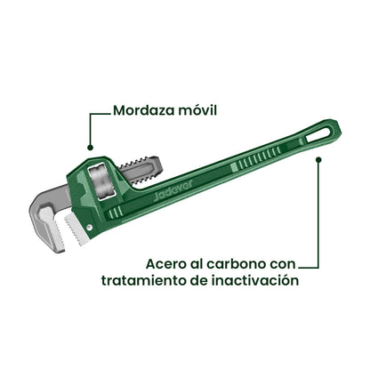 Llave Stillson 14 Pulgadas JADEVER