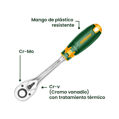 Llave Chicharra Cuadrante 1/4 Pulgadas JADEVER